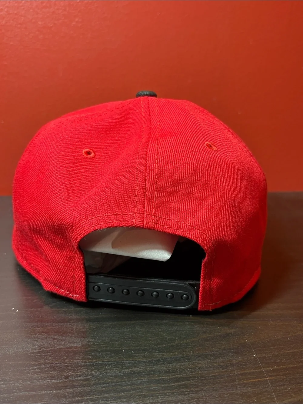 New Era Kansas City Chiefs Red & Black Flatbill Snapback Hat